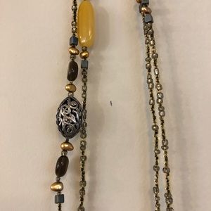 DONATED Long beaded necklace